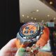 New Upgrade Clone Audemars Piguet Royal Oak Offshore Colorful Diamond Bezel Orange Rubber Strap Watch (2)_th.jpg